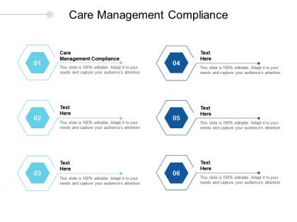 Care management compliance ppt powerpoint presentation layouts show cpb