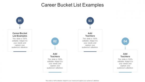 Career Bucket List Examples In Powerpoint And Google Slides Cpb