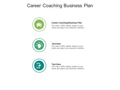 Career coaching business plan ppt powerpoint presentation styles examples cpb