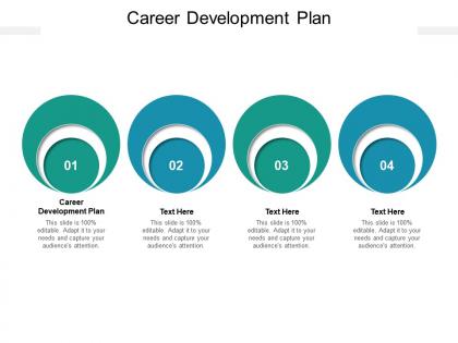 Career development plan ppt powerpoint presentation professional slide download cpb