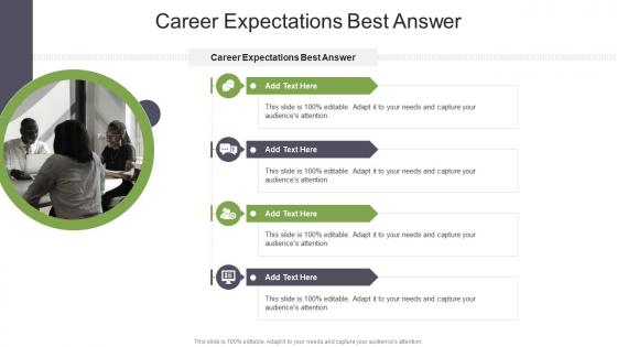 Career Expectations Best Answer In Powerpoint And Google Slides Cpb