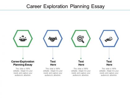 Career exploration planning essay ppt powerpoint presentation outline influencers cpb