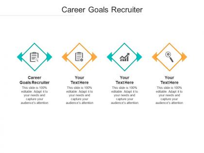 Career goals recruiter ppt powerpoint presentation outline gridlines cpb