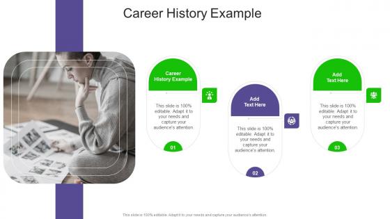 Career History Example In Powerpoint And Google Slides Cpb