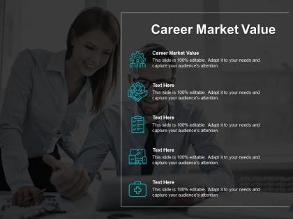 Career market value ppt powerpoint presentation model gallery cpb