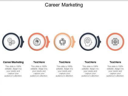 Career marketing ppt powerpoint presentation infographic template files cpb
