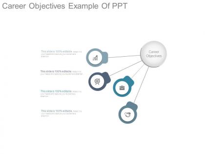 Career objectives example of ppt