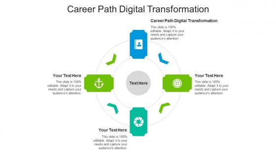 Career path digital transformation ppt powerpoint presentation ideas cpb