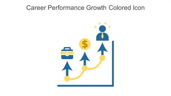 Career Performance Growth Colored Icon In Powerpoint Pptx Png And Editable Eps Format