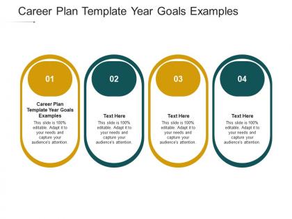 Career plan template year goals examples ppt powerpoint presentation ideas sample cpb