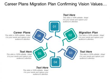 Career plans migration plan confirming vision values behaviors