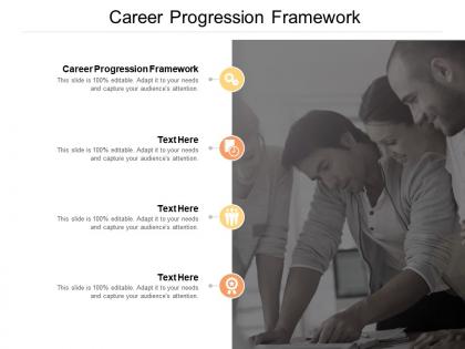 Career progression framework ppt powerpoint presentation infographic template graphics cpb
