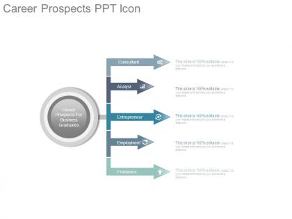 Career prospects ppt icon