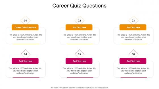 Career Quiz Questions In Powerpoint And Google Slides Cpb