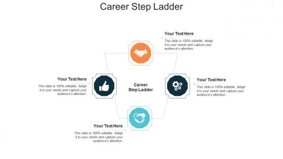 Career step ladder ppt powerpoint presentation ideas graphics cpb