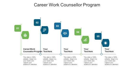 Career work counsellor program ppt powerpoint presentation infographics templates cpb
