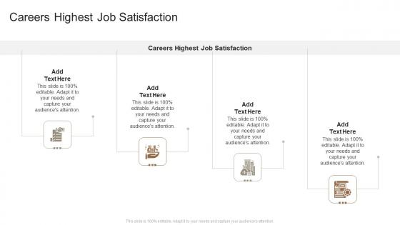 Careers Highest Job Satisfaction In Powerpoint And Google Slides Cpb