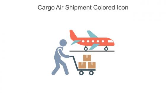 Cargo Air Shipment Colored Icon In Powerpoint Pptx Png And Editable Eps Format