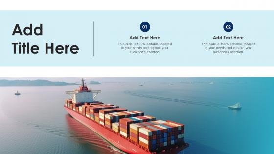 Cargo Container AI Image Powerpoint Presentation PPT ECS