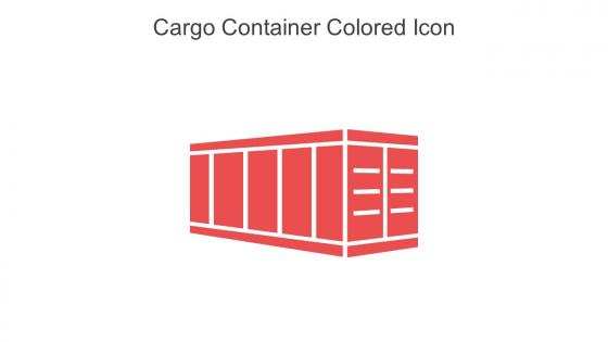 Cargo Container Colored Icon In Powerpoint Pptx Png And Editable Eps Format