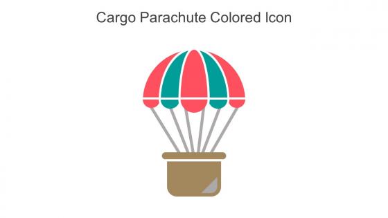 Cargo Parachute Colored Icon In Powerpoint Pptx Png And Editable Eps Format
