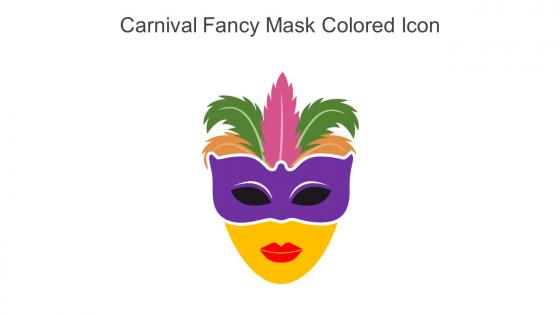 Carnival Fancy Mask Colored Icon In Powerpoint Pptx Png And Editable Eps Format