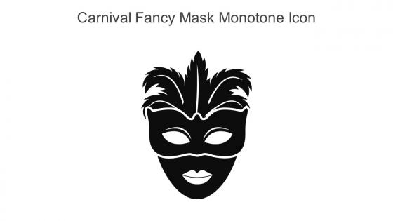 Carnival Fancy Mask Monotone Icon In Powerpoint Pptx Png And Editable Eps Format
