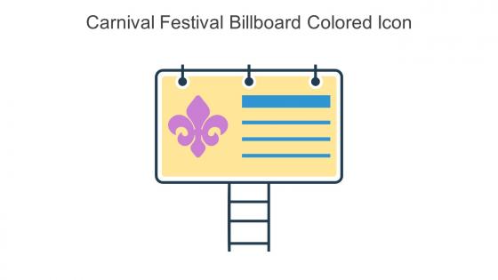 Carnival Festival Billboard Colored Icon In Powerpoint Pptx Png And Editable Eps Format
