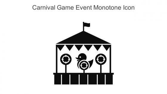 Carnival Game Event Monotone Icon In Powerpoint Pptx Png And Editable Eps Format