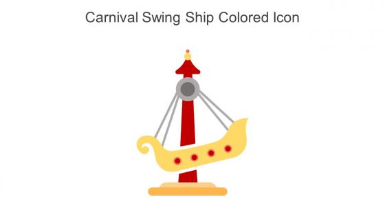 Carnival Swing Ship Colored Icon In Powerpoint Pptx Png And Editable Eps Format