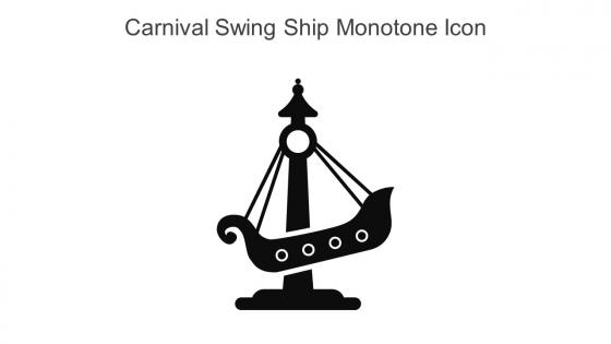 Carnival Swing Ship Monotone Icon In Powerpoint Pptx Png And Editable Eps Format