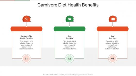Carnivore Diet Health Benefits In Powerpoint And Google Slides Cpb