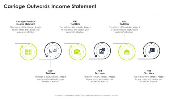 Carriage Outwards Income Statement In Powerpoint And Google Slides Cpb