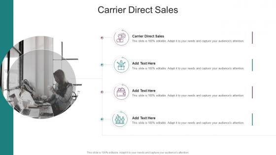 Carrier Direct Sales In Powerpoint And Google Slides Cpb
