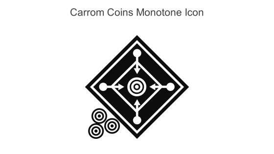 Carrom Coins Monotone Icon In Powerpoint Pptx Png And Editable Eps Format