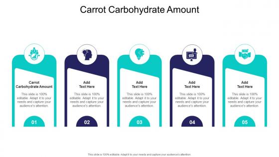 Carrot Carbohydrate Amount In Powerpoint And Google Slides Cpb