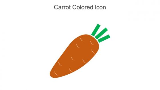 Carrot Colored Icon In Powerpoint Pptx Png And Editable Eps Format