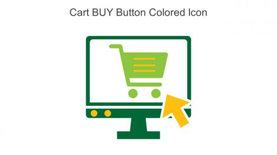 Cart BUY Button Colored Icon In Powerpoint Pptx Png And Editable Eps Format
