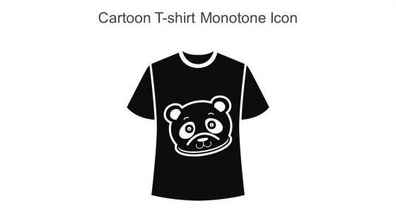Cartoon T Shirt Monotone Icon In Powerpoint Pptx Png And Editable Eps Format