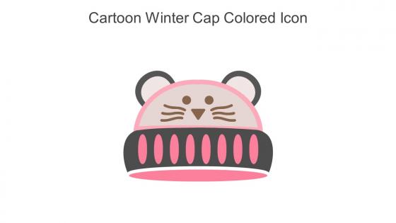 Cartoon Winter Cap Colored Icon In Powerpoint Pptx Png And Editable Eps Format