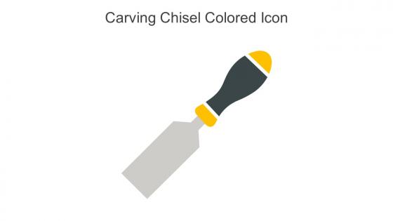 Carving Chisel Colored Icon In Powerpoint Pptx Png And Editable Eps Format