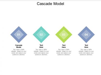 Cascade model ppt powerpoint presentation model skills cpb