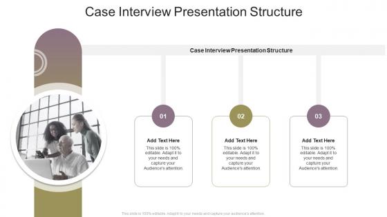 Case Interview Presentation Structure In Powerpoint And Google Slides Cpb