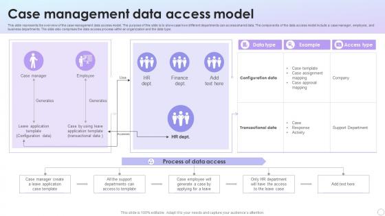 Case Management Data Access Model