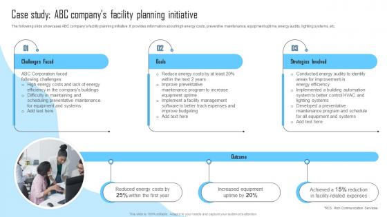 Case Study ABC Companys Facility Planning Initiative Facility Management And Maintenance