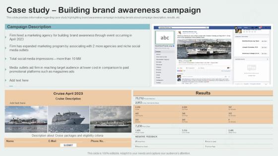 Case Study Building Brand Awareness Campaign Key Aspects Of Brand Management