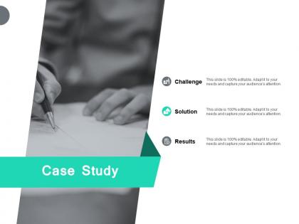 Case study challenge solution ppt powerpoint presentation pictures background
