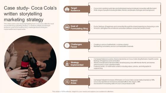 Case Study Coca Colas Written Storytelling Marketing Storytelling Marketing Implementation MKT SS V