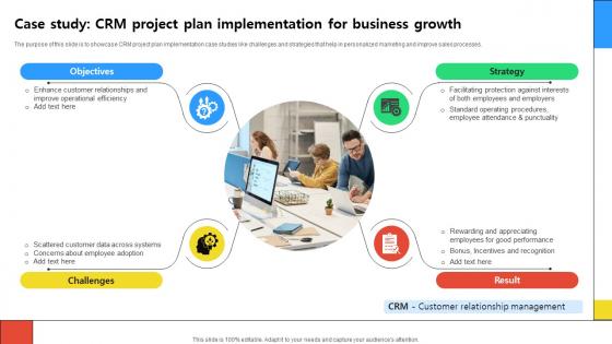 Case Study CRM Project Plan Implementation For Business Growth