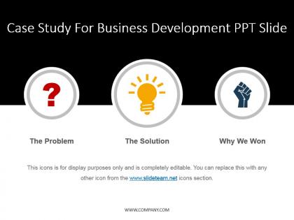 Case study for business development ppt slide